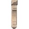 Ekena Millwork Merced Arts and Crafts Smooth Bracket w/ Offset Brace, Douglas Fir, 7 1/2"W x 26"D x 38"H BKT0806X26X38MRC03SDF - alternate 2